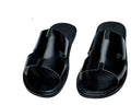 Izmiri Sandals in Black H Shape Original Leather