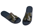Izmiri Sandals In Mehndi Green  H Shape