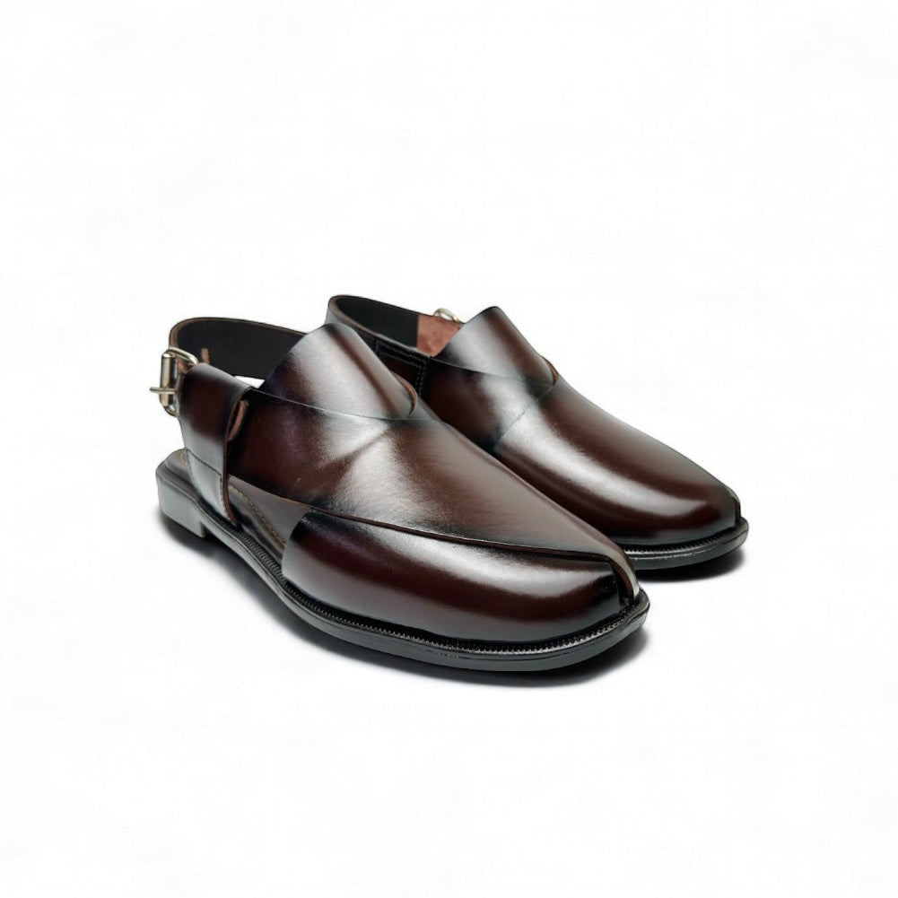 Peshawri Sandals  Brown Leather Formal
