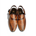 Peshawri Sandals Textured Tiger Formal