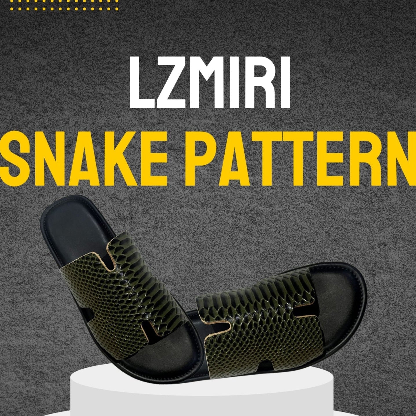 H Shape lzmiri In Snake Pattern